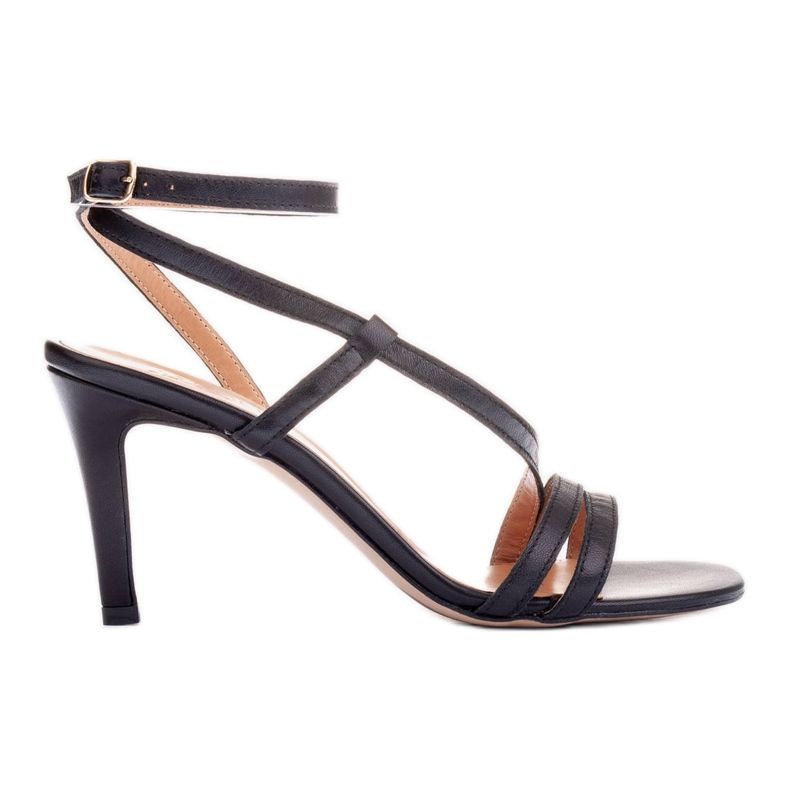 Marco Shoes Sandals on a high heel black