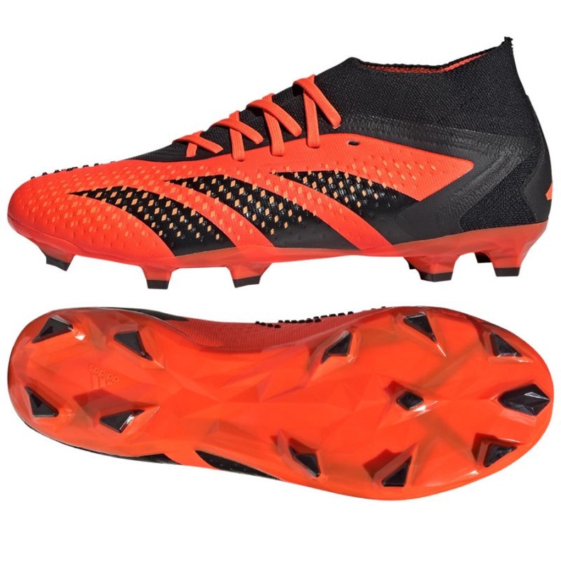 Adidas Predator Accuracy.2 Fg M GW4587 soccer shoes orange oranges and reds Adidas Predator Accuracy.2 Fg M GW4587 soccer shoes orange oranges and reds