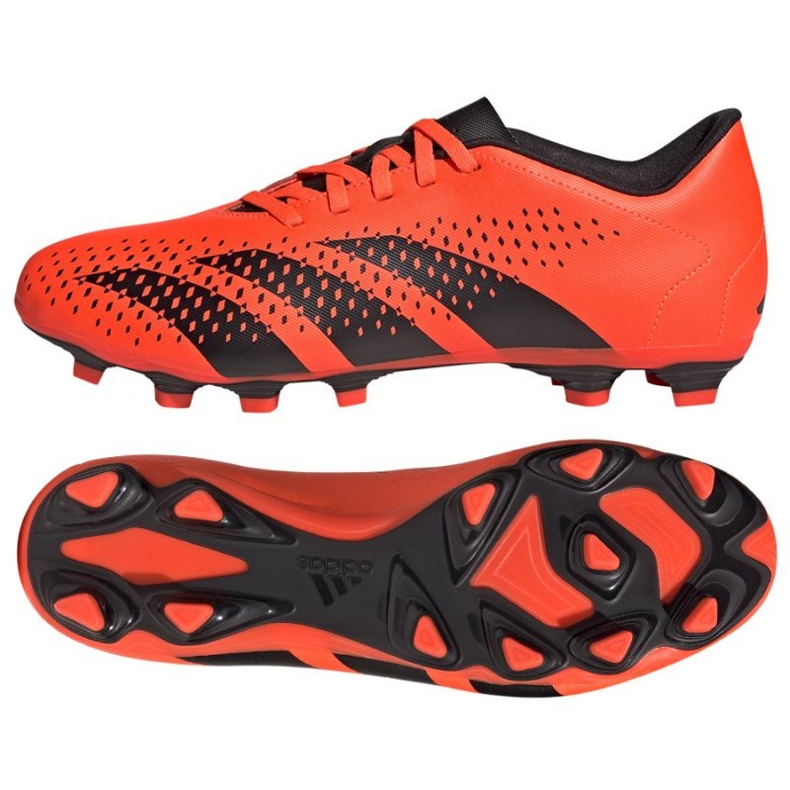 Adidas Predator Accuracy.4 Fg M GW4603 soccer shoes orange oranges and reds