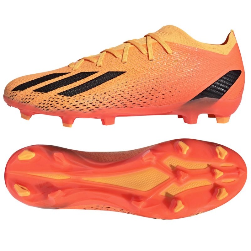 Adidas soccer top shoes orange