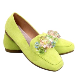 Deley Green beaded loafers Deley Green beaded loafers