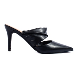 Shelovet black stiletto heel sandals Shelovet black stiletto heel sandals
