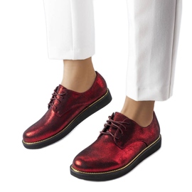 Red glitter brocade shoes from Cemetery Red glitter brocade shoes from Cemetery