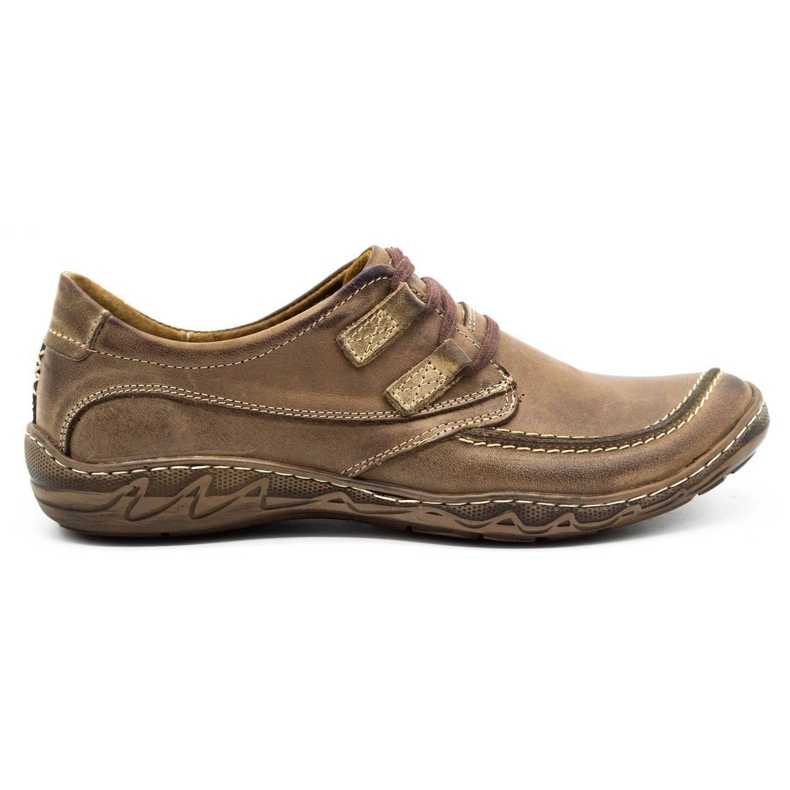 KOMODO Men's leather shoes 583 Brown KOMODO Men's leather shoes 583 Brown