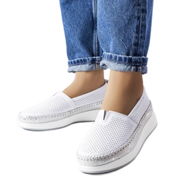 Gray openwork shoes from Noruega grey