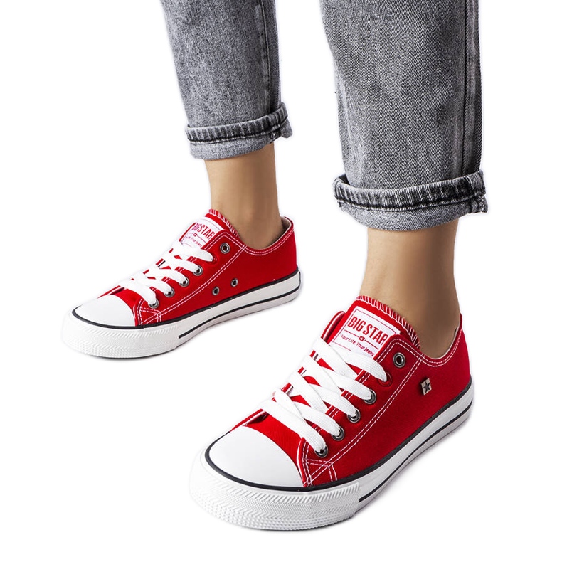 Red classic sneakers Big Star T274020603 Red classic sneakers Big Star T274020603