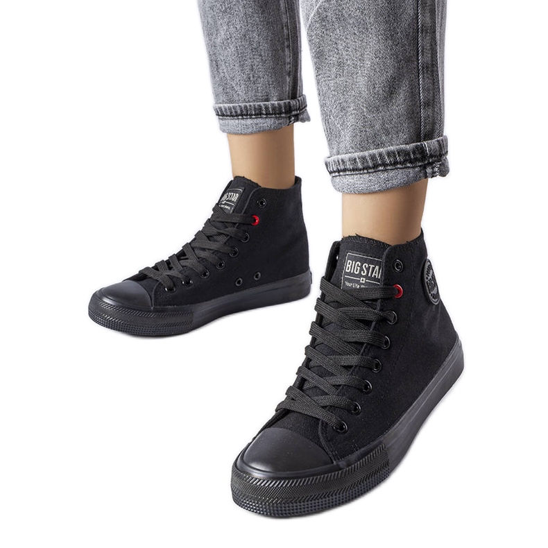 Black ankle boots Big Star T274033