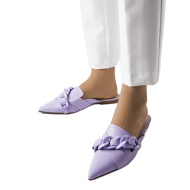 Patenaude purple chain slides