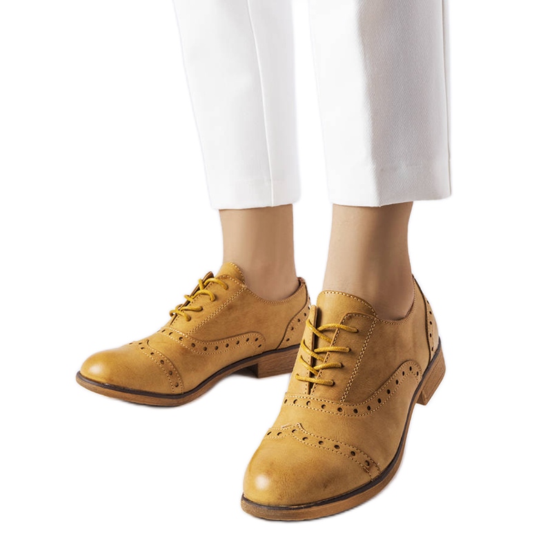 Brown shoes LS5379 Taupe