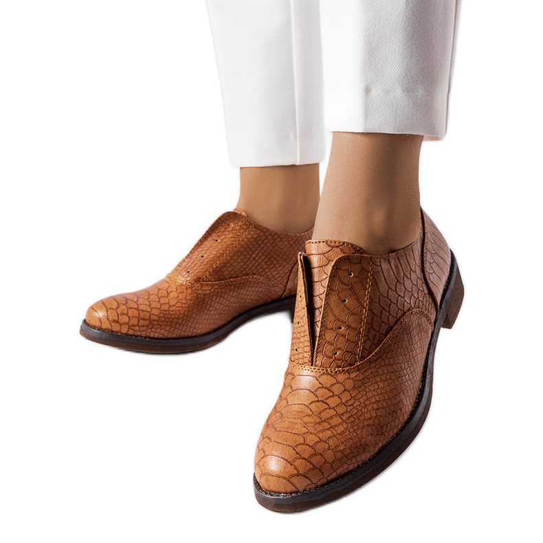 Brown shoes LS5379 Taupe