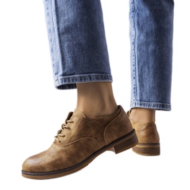 Brown shoes LS5379 Taupe