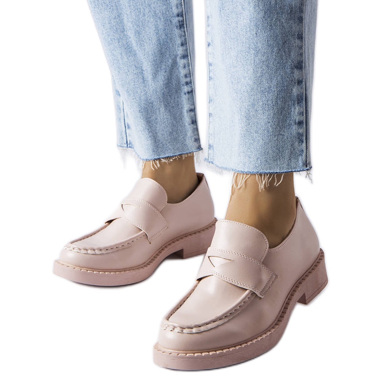 Pink elegant loafers from Élodie Pink elegant loafers from Élodie