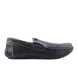 Men's black moccasins from Michaud