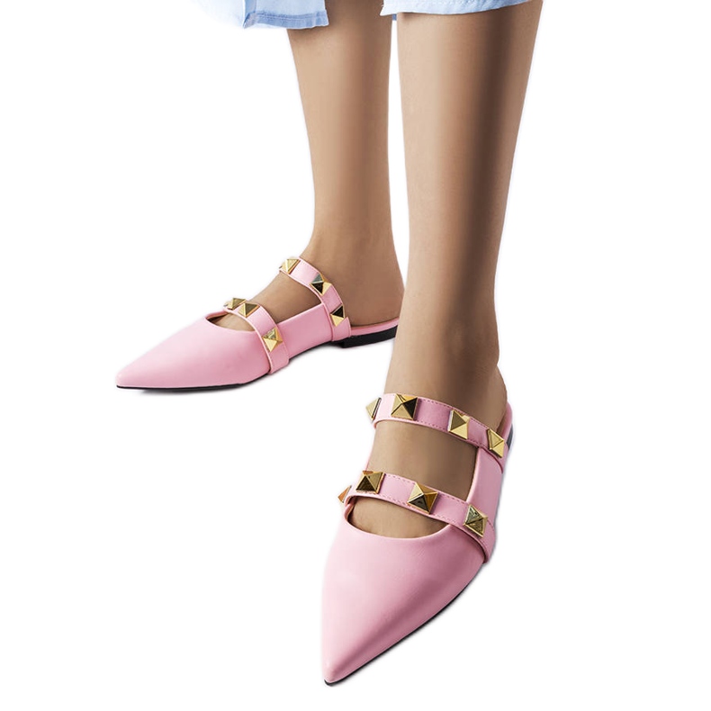 Pink pointed toe sandals from Ruckman Pink pointed toe sandals from Ruckman