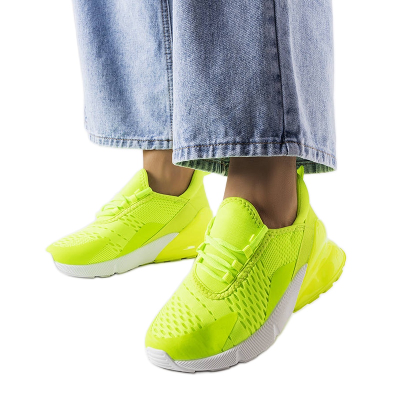Court green neon sports sneakers Court green neon sports sneakers