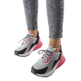 Court gray sports sneakers grey