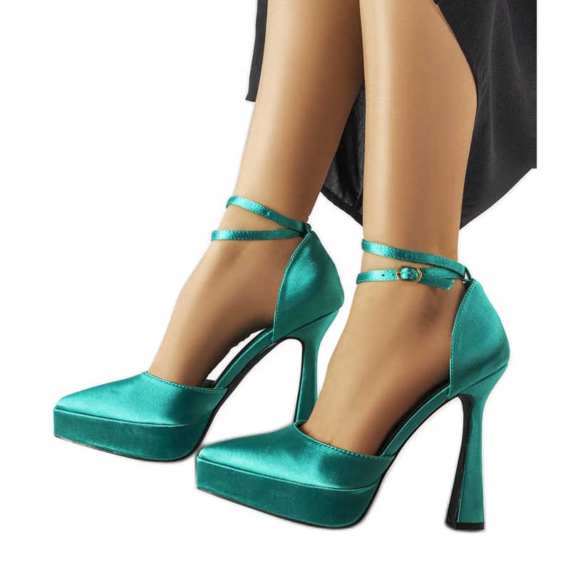 Dallas green high heel pumps Dallas green high heel pumps