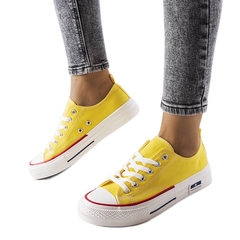 Roslyn yellow sneakers
