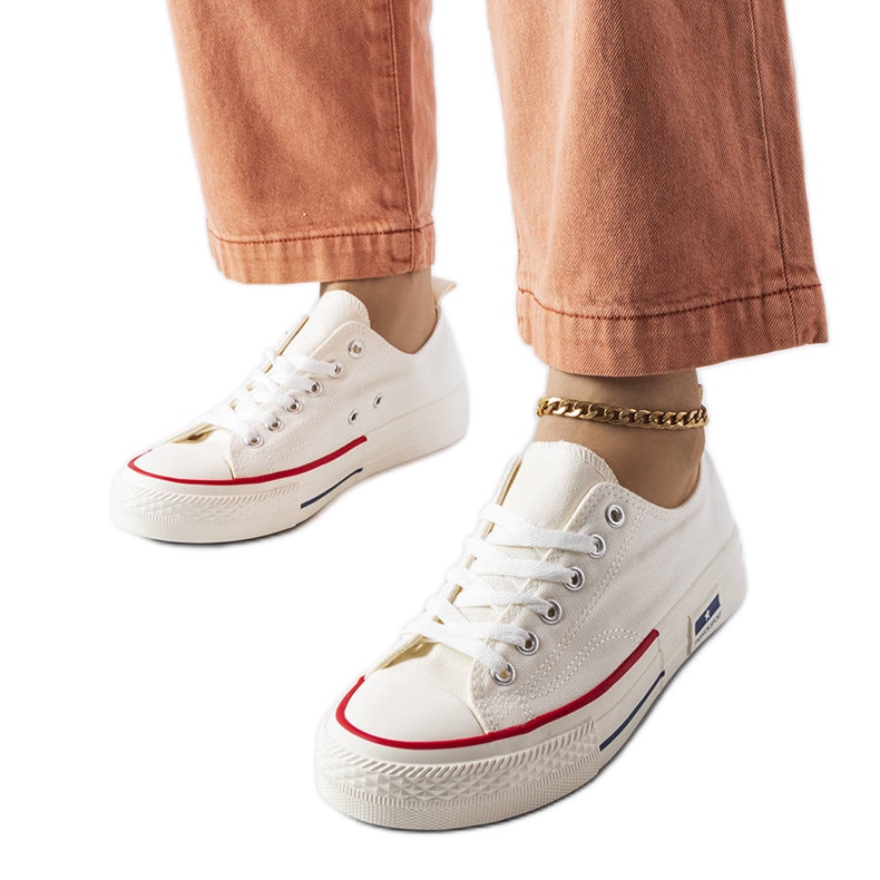 Roslyn white sneakers