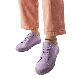 Purple sneakers Big Star JJ274416500