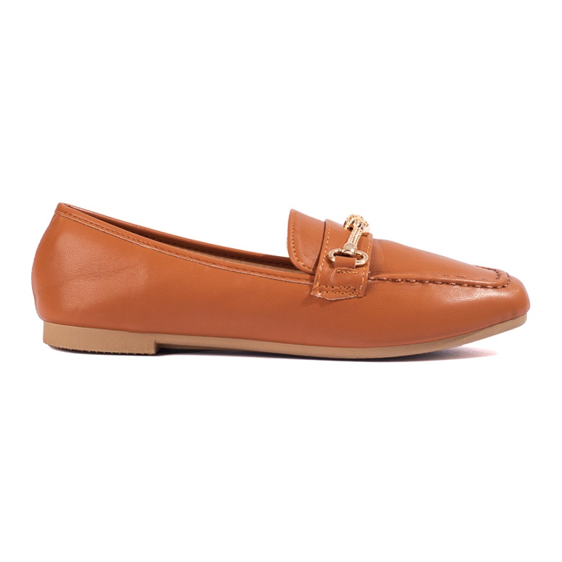 Women's brown Shelovet slip-on loafers