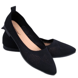 Openwork ballerinas Forlani Black