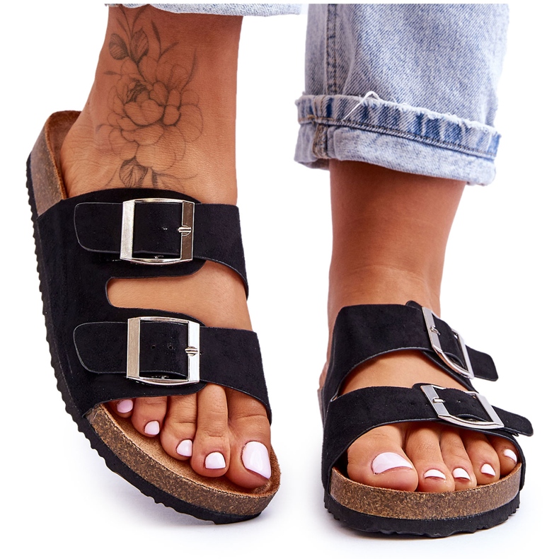 FB1 Women's Slip-on Sandals Black Destino FB1 Women's Slip-on Sandals Black Destino