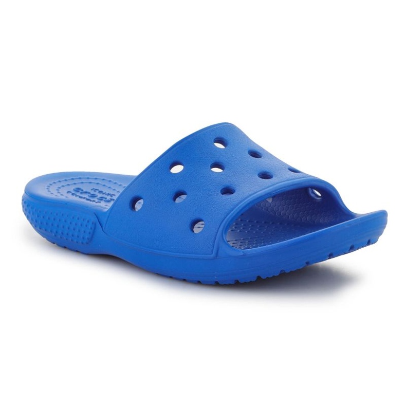 Crocs Classic Slide K Jr 206396-4KZ slippers blue Crocs Classic Slide K Jr 206396-4KZ slippers blue