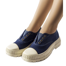 Navy blue sneakers from Walton Navy blue sneakers from Walton