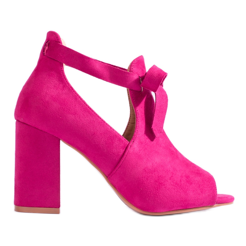W. Potocki Spring women's pink suede boots on the Potocki post