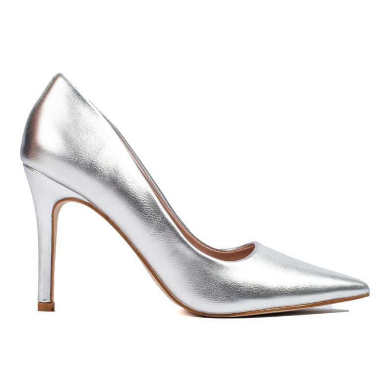 Shelovet silver women's high heel pumps