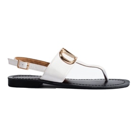 Women's flip-flops white Shelovet Women's flip-flops white Shelovet