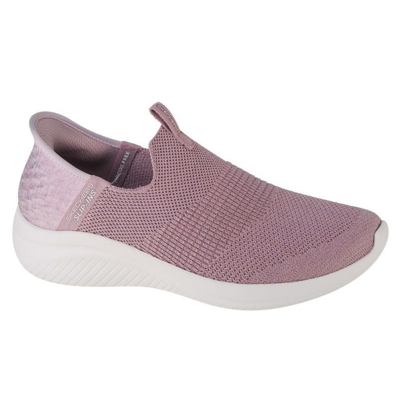 Skechers Hands Free Slipins Ultra Flex 3.0 Smooth Step Sports Shoes 149709-MVE pink