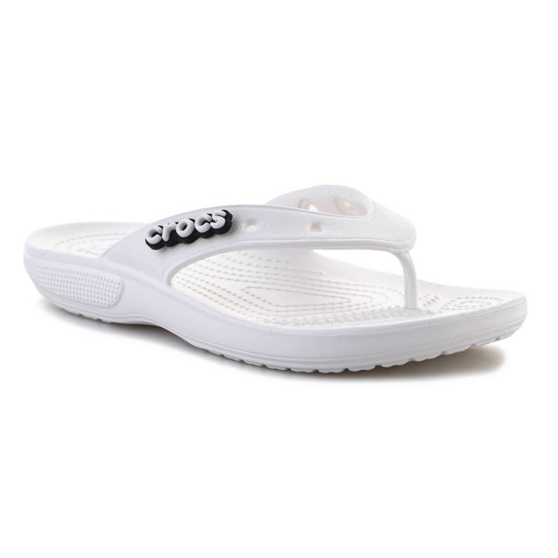 Crocs Classic Flip Flip Flops W 207713-100 white white Crocs Classic Flip Flip Flops W 207713-100 white white