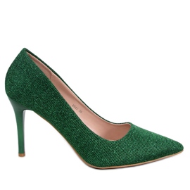 Maineri Green women's high heels