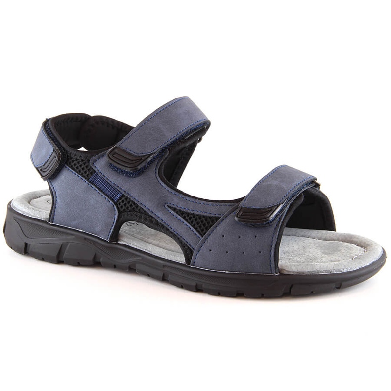 American Club men's navy blue velcro sandals American Club men's navy blue velcro sandals