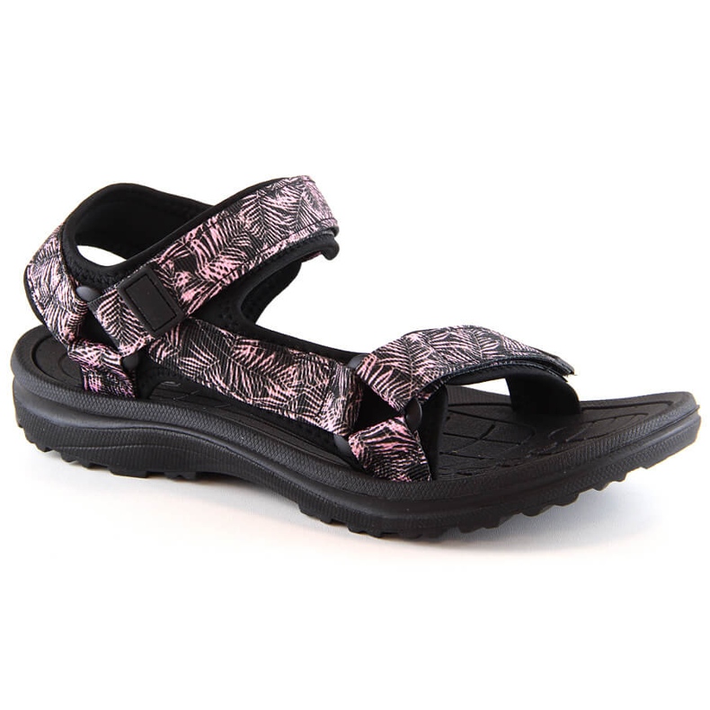 News 5630 black women's sports sandals with velcro