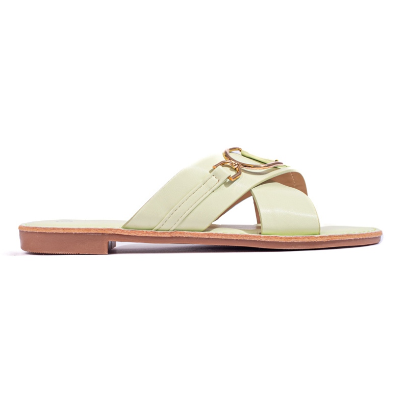 Women's green Shelovet slippers