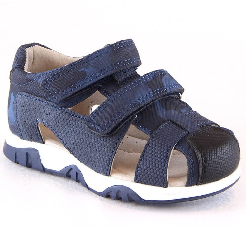 Velcro sandals camo News Jr 5909 navy blue