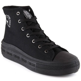 Platform ankle sneakers Big Star W INT1875A black