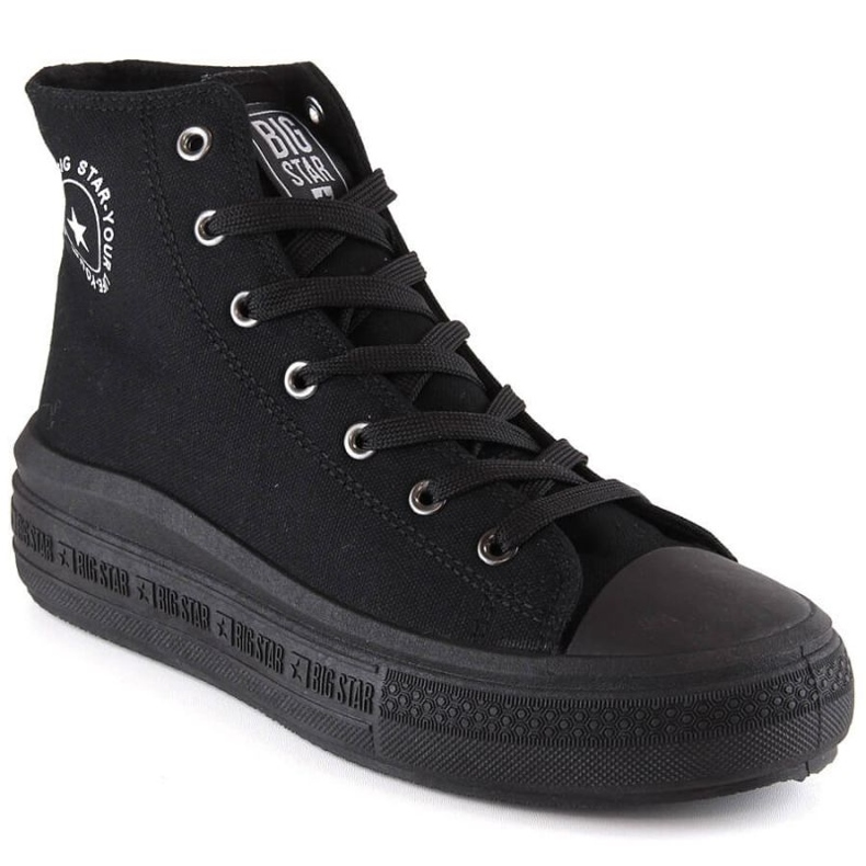 Platform ankle sneakers Big Star W INT1875A black