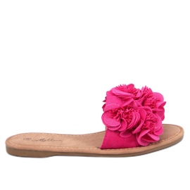 Corey Fuchsia Flower Slippers pink Corey Fuchsia Flower Slippers pink