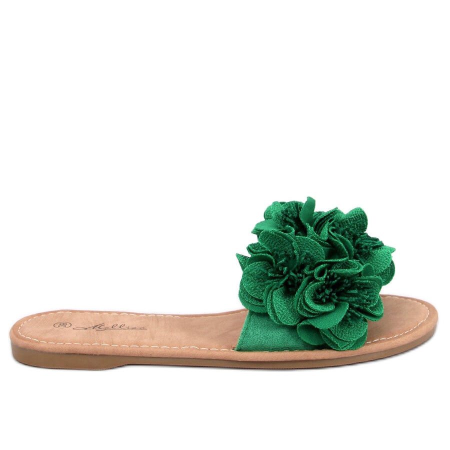 Emerald sales green slippers