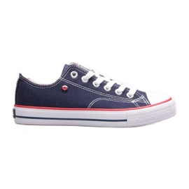Classic Lee Cooper sneakers, navy blue LCW-22-31-0877L Classic Lee Cooper sneakers, navy blue LCW-22-31-0877L