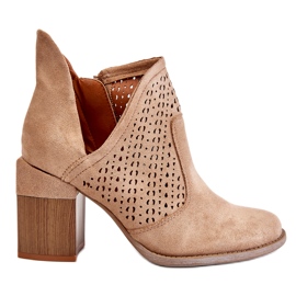 Bella Paris Layne Beige Suede Cut Out Boots Bella Paris Layne Beige Suede Cut Out Boots