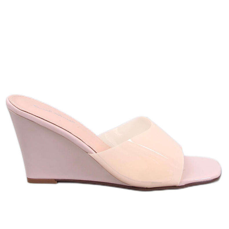 Transparent Wedge Slides from Rocks Beige