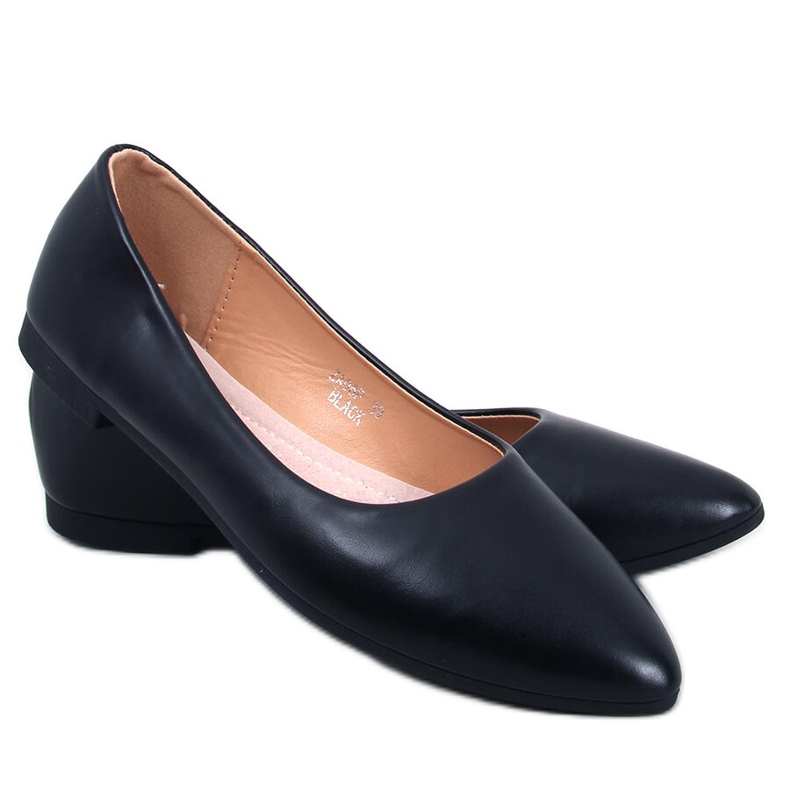 BM Trento Black leather insole ballerinas