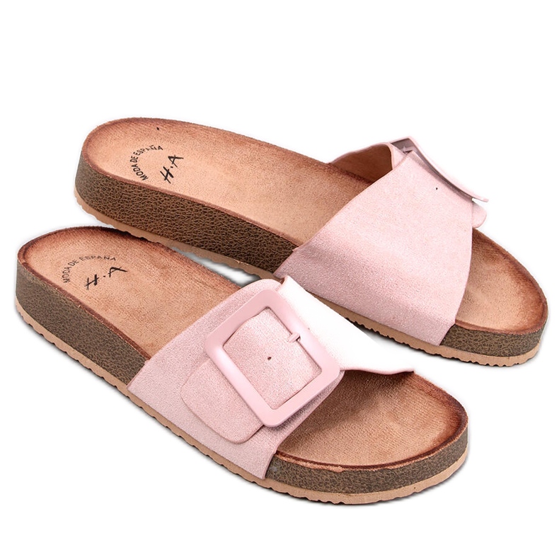 Darke Rosa buckle sandals pink