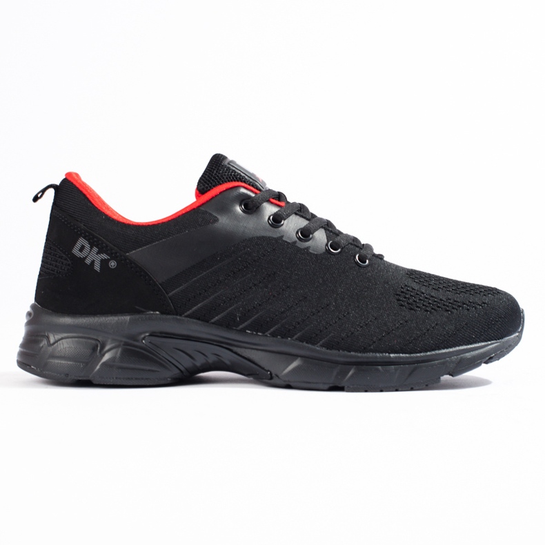 DK black men's sports shoes