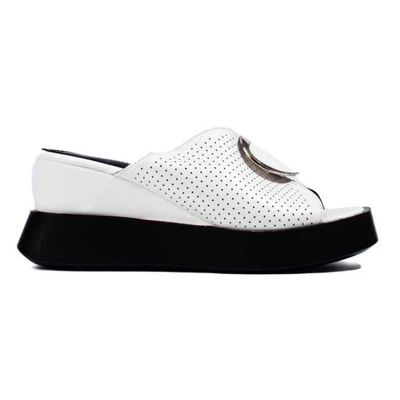 Shelovet white wedge sandals